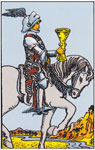 Rider Waite Tarot - Ritter der Kelche